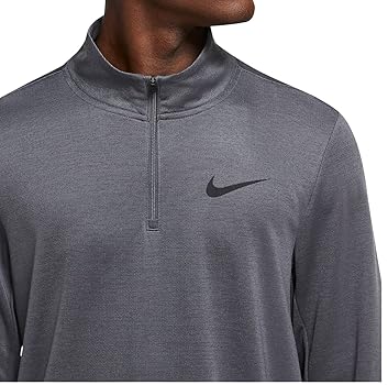 Amazon.com: Nike Men's Breathe Superset Iron Grey ¼ Zip