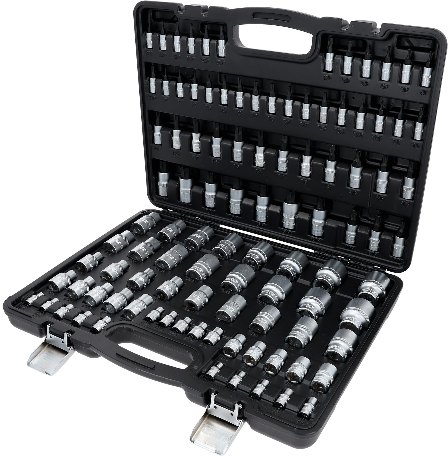 KS Tools 911.7101 1/4"+3/8"+1/2" Torx-Steckschlüssel-Satz, 101-tlg