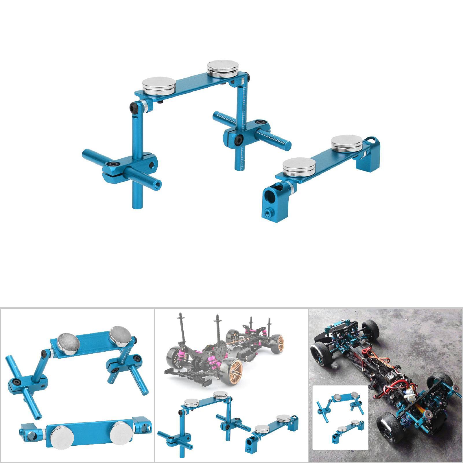Coppia Di Montanti Magnetici In Fibra Di Carbonio Per Body RC 1/10 SCX10 II