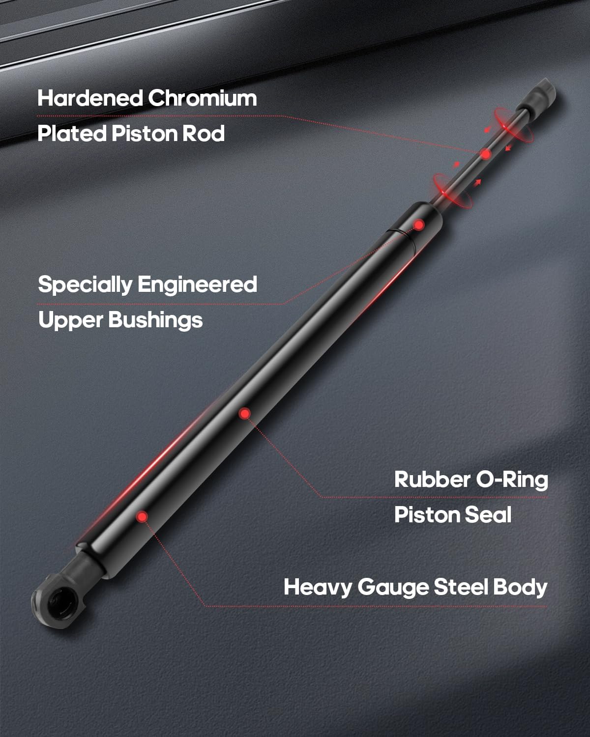 CCIYU Qty(2) 6651 PM1113 Lift Supports Struts Replacement Fit for BMW 323i 325i 325xi 328i xDrive 328xi 330i 330xi 335d 335i xDrive 335xi M3 2006-2011 Trunk