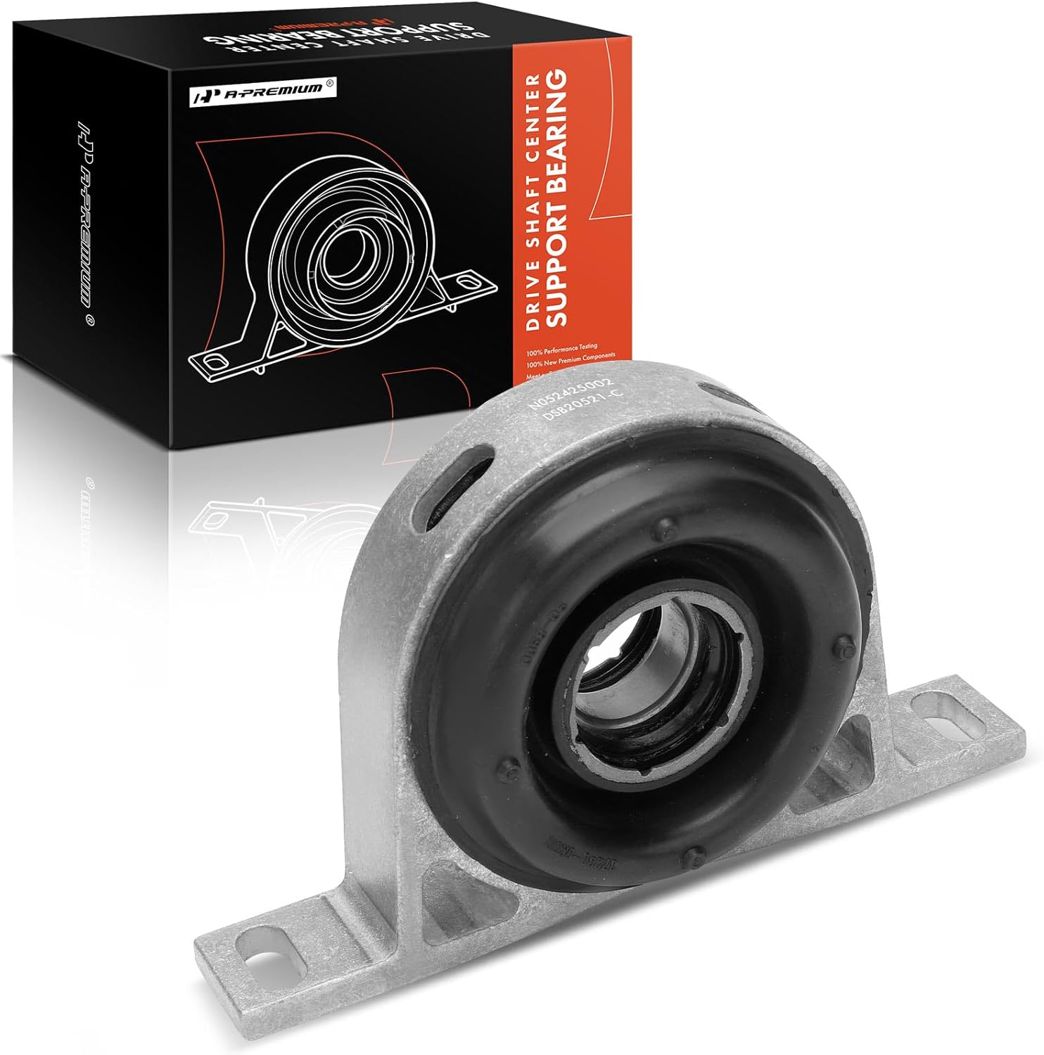 A-Premium Drive Shaft Center Support Bearing Compatible with Volkswagen Amarok 2013 2014 2015 2016 2017 2.0L, Turbocharged, Replace# 2H0521102AB, 2H0521102AF, Driveshaft Carrier Bearing