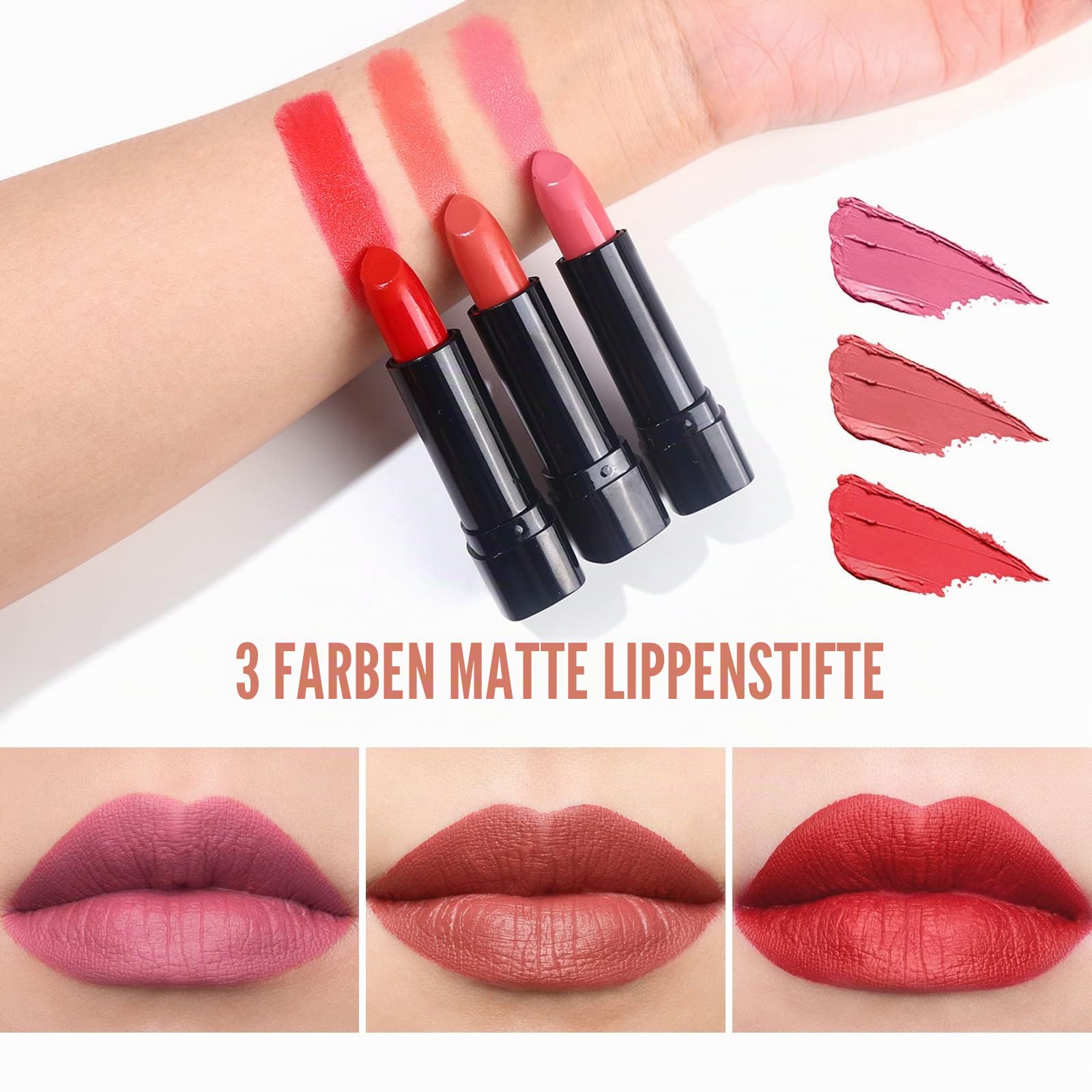 MORNECA Professionelles Make-up-Set für Damen, komplettes Set mit Spiegel, 58 Farben, All-in-One-Make-up-Geschenkset für Mädchen