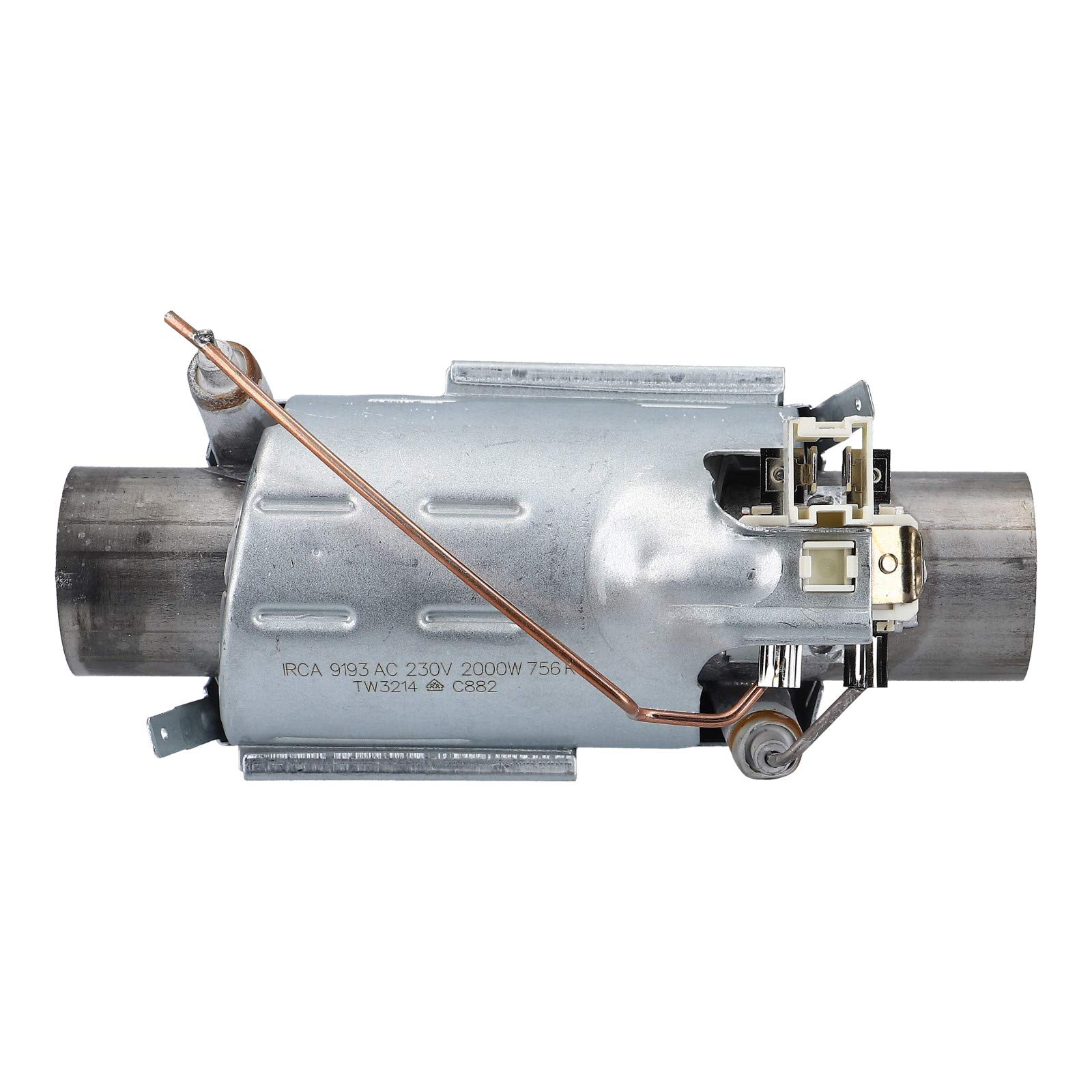 DL-pro Heizung passend für AEG Electrolux Heizelement Durchlauferhitzer 32mm wie 5029761800/6 50297618006 230V Geschirrspüler Spülmaschine
