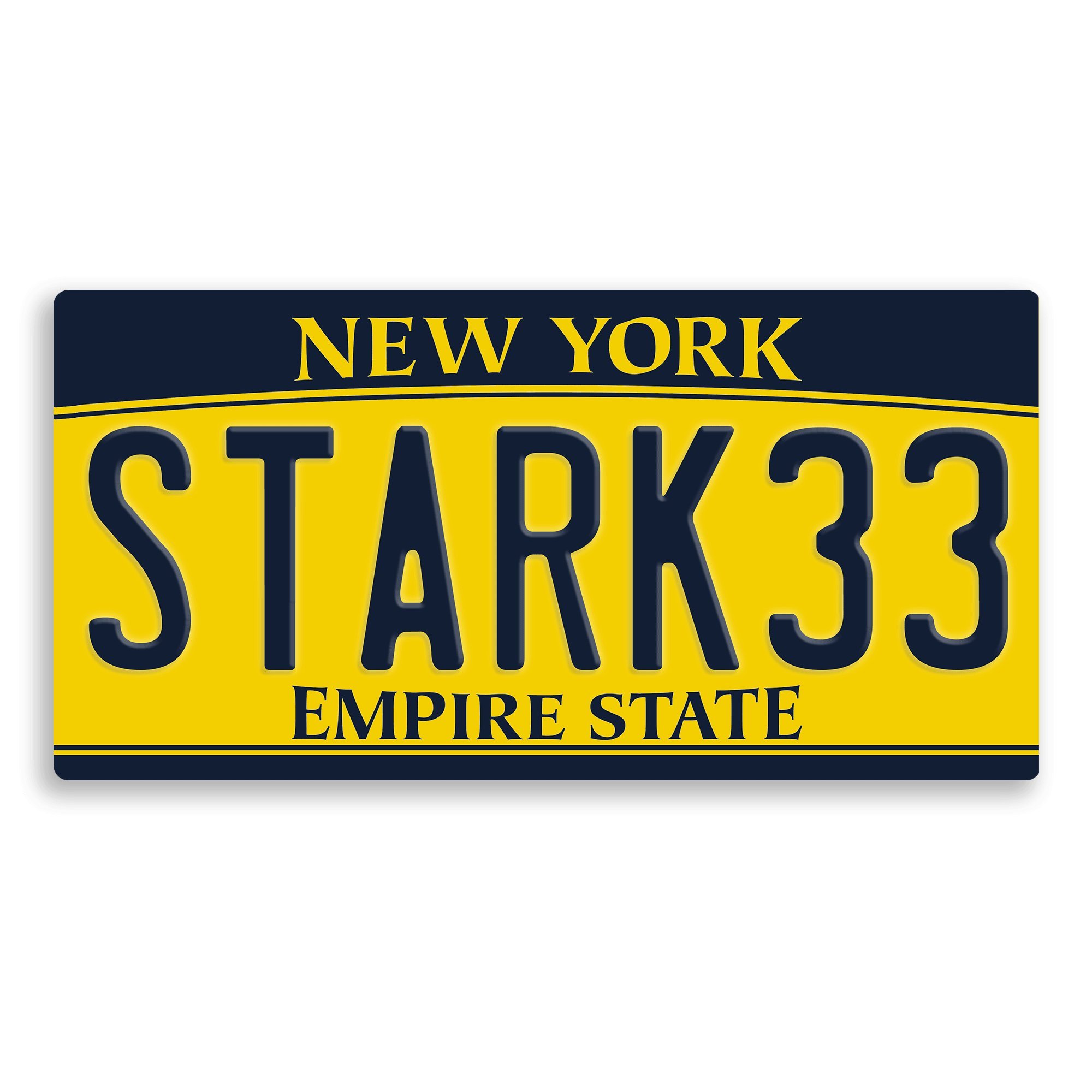 | Wtf | Iron Man Wtf | Famous Movie Number Plates – “Stark33” | Sticky-Pads - Metal Wall Sign Plaque Custom Name