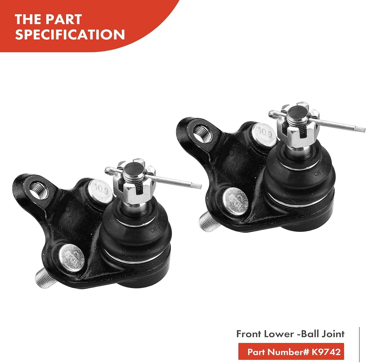 A-Premium 10Pcs Suspension Kit, Front Lower Ball Joint, Inner & Outer Tie Rod End, Front & Rear Sway Bar Link, Compatible with Toyota Corolla 1993 1994 1995, FWD, with Power Rack Gear Box Steering