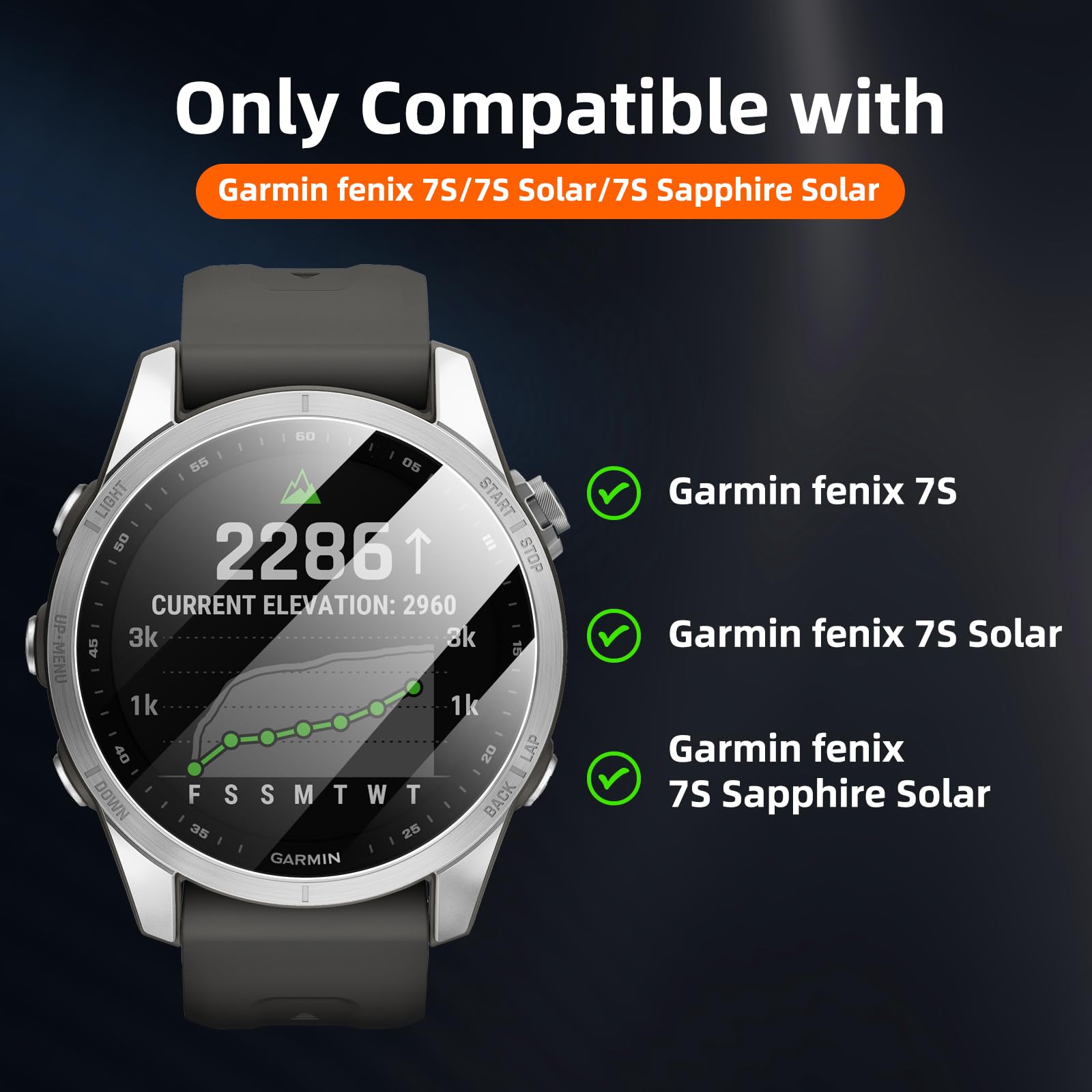 4 Pellicole In Vetro Temperato Per Garmin Fenix 7 E Fenix 7 Solar, 9H, Antigraffio E Anti-impronta