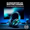 Razer Barracuda - Wireless Multi-platform Gaming and Mobile Headset (SmartSwitch Dual Wireless, Noise-Cancelling Mics, TriForce 50 mm Drivers, Memory Foam Ear Cushions, 40h Battery, USB-C) Black