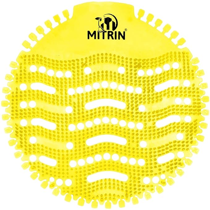 Mitrin Urinal Mat Urinal Mat for Toilet, (Pack of 10) Lemon Fragrance