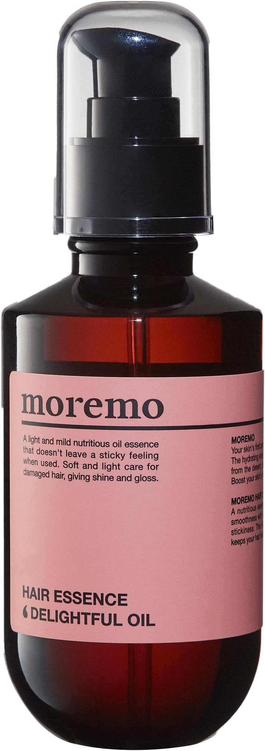Moremo Hair Essence Delightful Oil, Pink, 5.07 Fl Oz (Pack of 1)