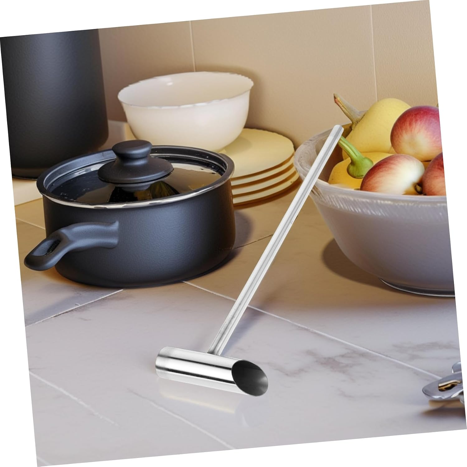 SHOWERORO Stainless Steel Marshmallow Scoop Sugar Spoon for Machine Easy to Clean for Candy Making Parties