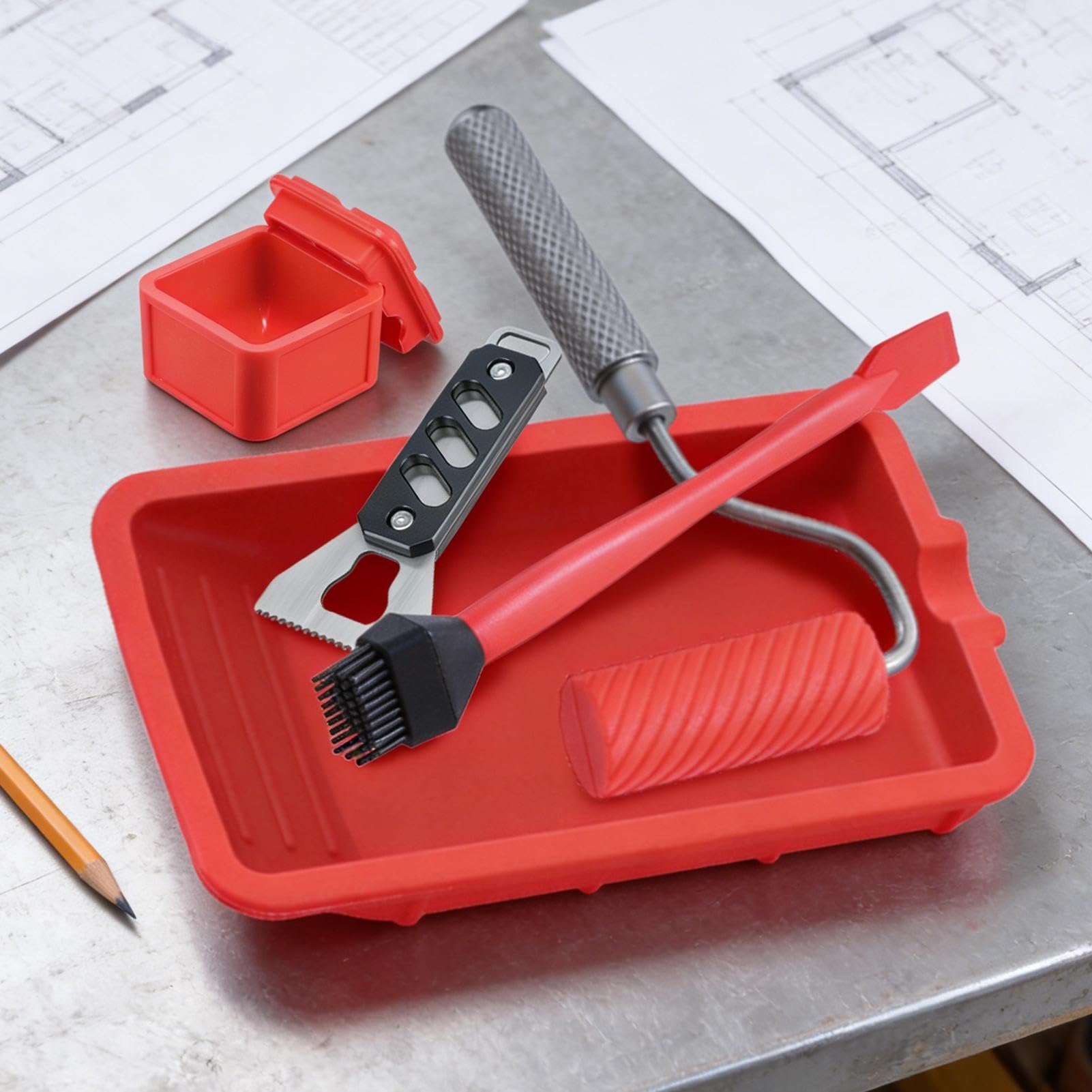 Applicatore a rullo per colla per legno Erogatore adesivo legno | Rullo multifunzionale per applicazione di colla per mobili, artigianato, esterno, cartone e falegnameria