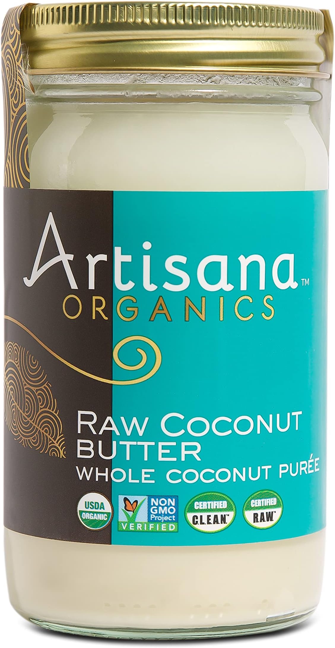Organics Raw Coconut Butter, 14 oz | USDA Organic, Non-GMO, Gluten-Free & Keto, No Sugar Added, Paleo, Vegan, Creamy Spread to Boost Smoothies, Fruit Salads and Oatmeal.