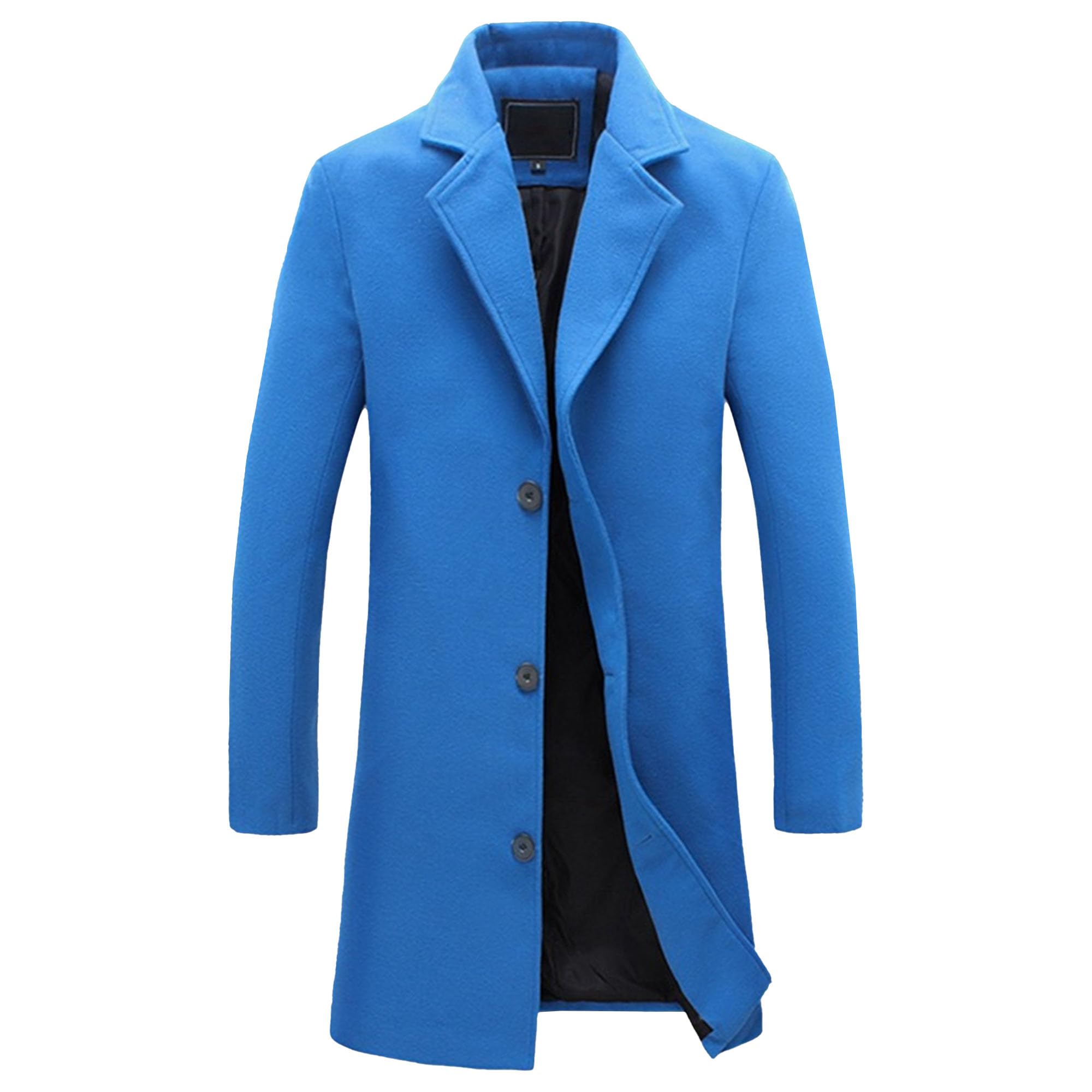 Trench long élégant pardessus ajusté imperméable mi-saison col cranté - 7
