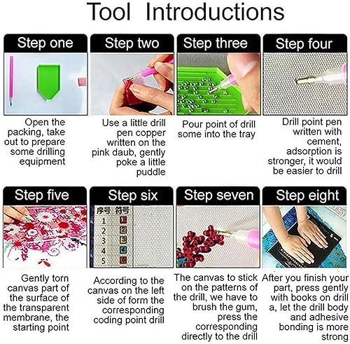 Miniatura 2 de Kits de pintura de diamantes 5D para adultos, diseño de gato de mariposa de flores, kit de arte de diamantes de imitación de diamantes de imitación