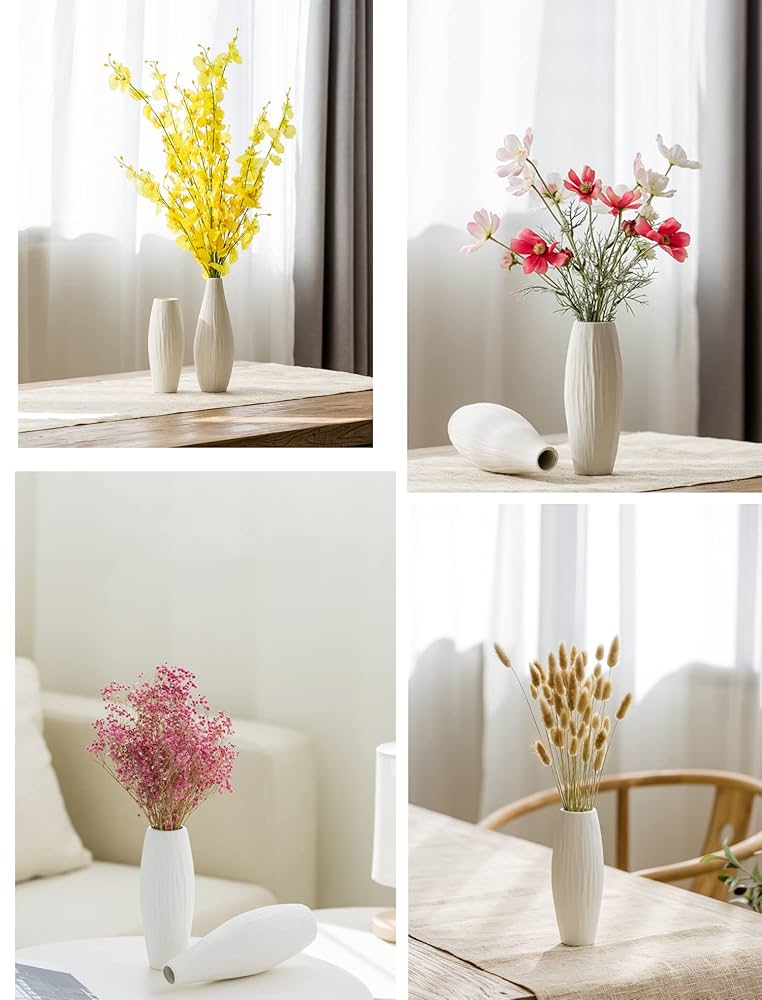 Amazon.co.jp: フラワーベース 花瓶 つや消し面 シンプル