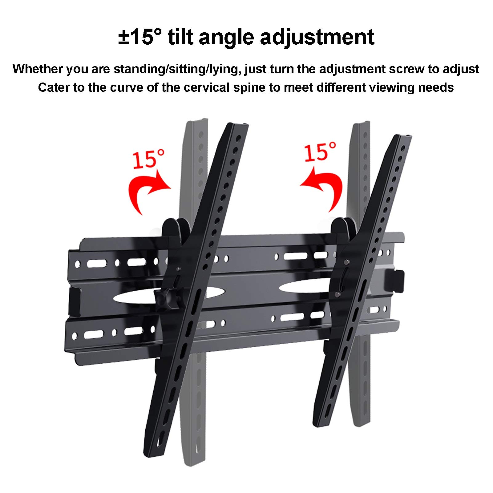 LIU- Soporte De Pared Inclinable for TV, for La Mayoría De Las Pantallas LED De TV LCD De 32-70 Pulgadas, Soporta hasta 70 Kg, VESA Máximo 400X400MM