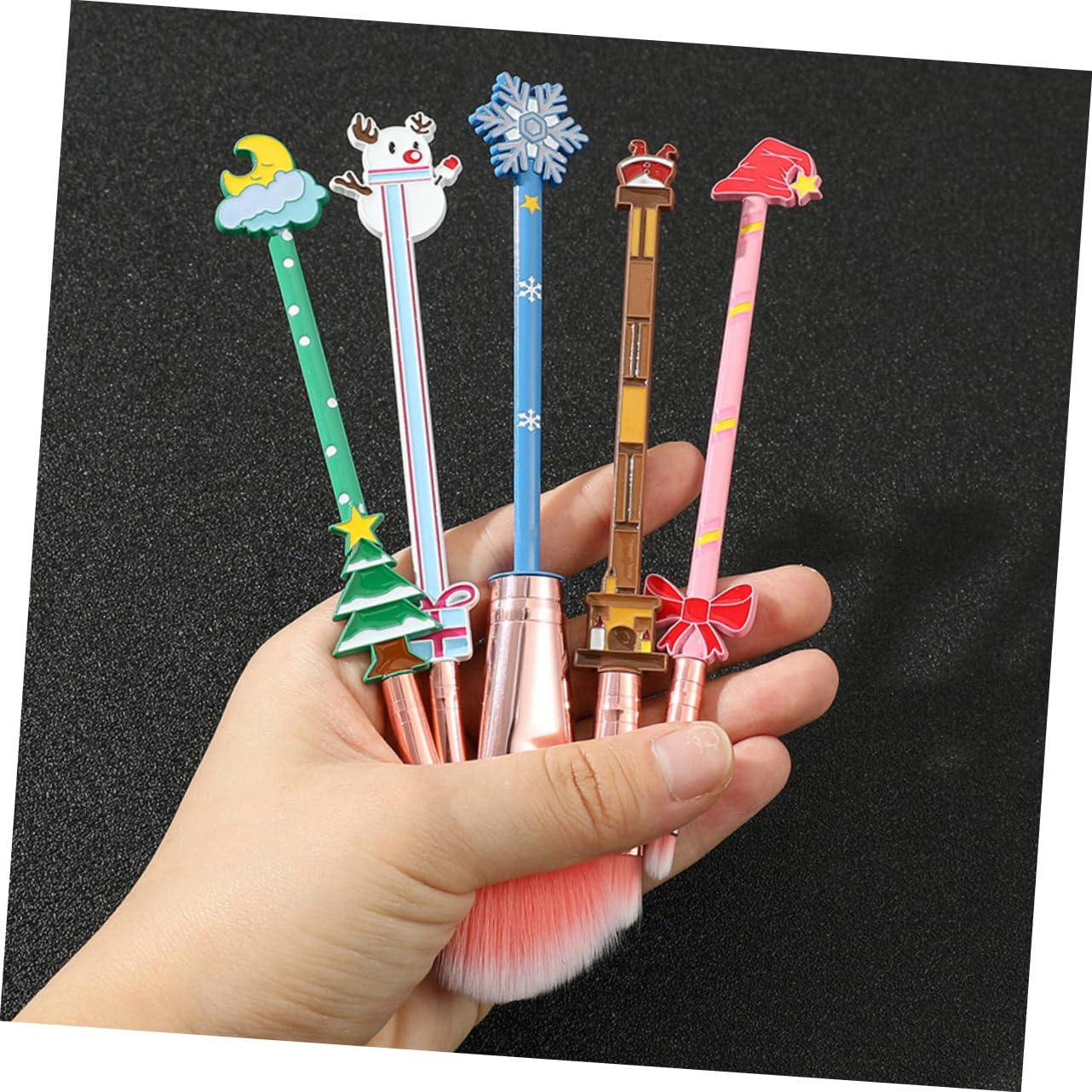 Healeved 15pièces Set De Pinceaux De Maquillage Kit De Brosse Pour Maquillage Confortable Avec De Outils De Pour Usage à