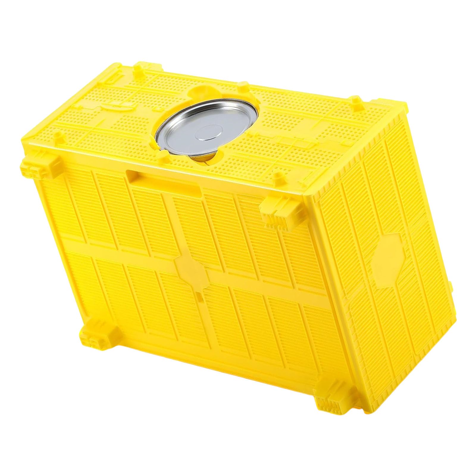 ERRORY Ventilated Bees Transport Container with 48 Hour Feeder Jars Apiary Starter Set for Beekeepers Stackable Beekeepers