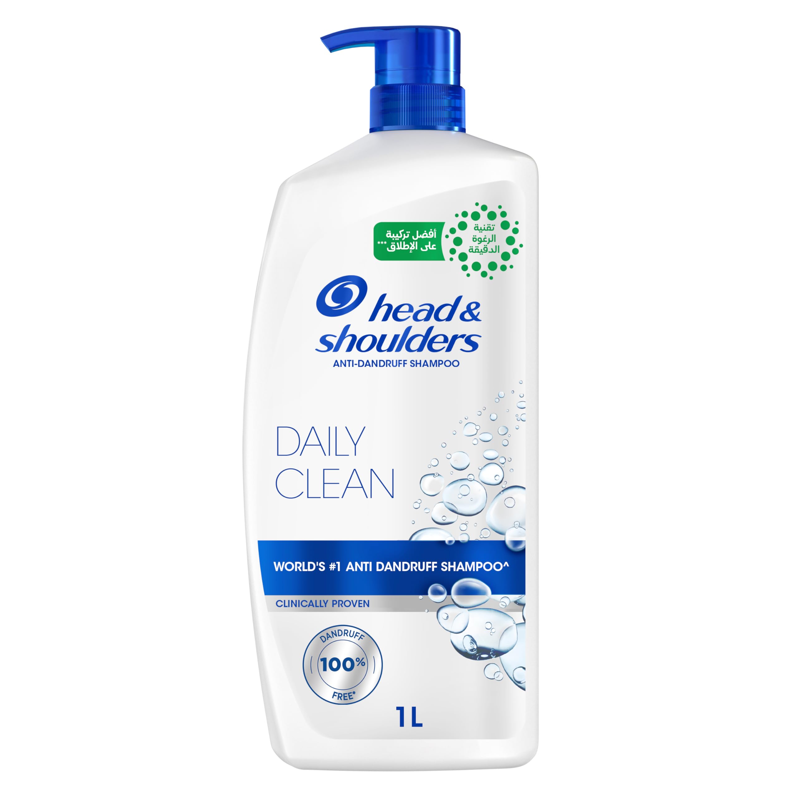 Head & Shoulders Classic Clean, Anti-Dandruff Shampoo for Normal Hair, 1 L