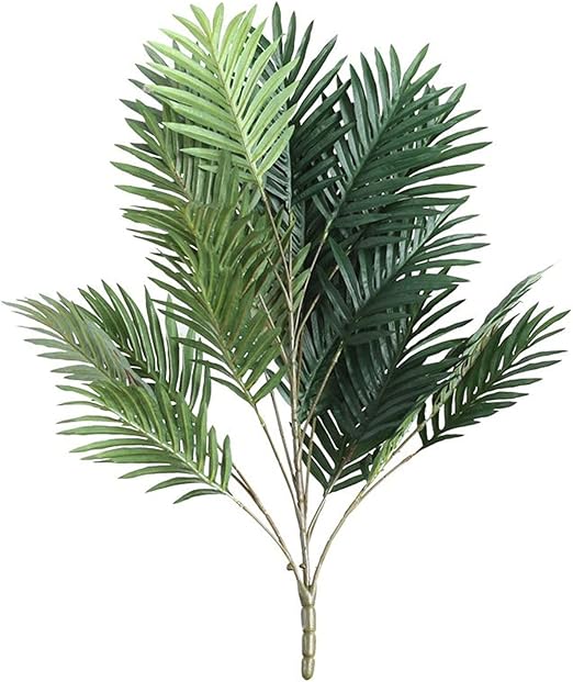 Amazon 人工観葉植物 70cm21leaves大きな熱帯のヤシの木人工モンステラ植物のどの緑の葉結婚披露宴の装飾のための絹の葉の壁 装飾 人工 観葉植物 オンライン通販