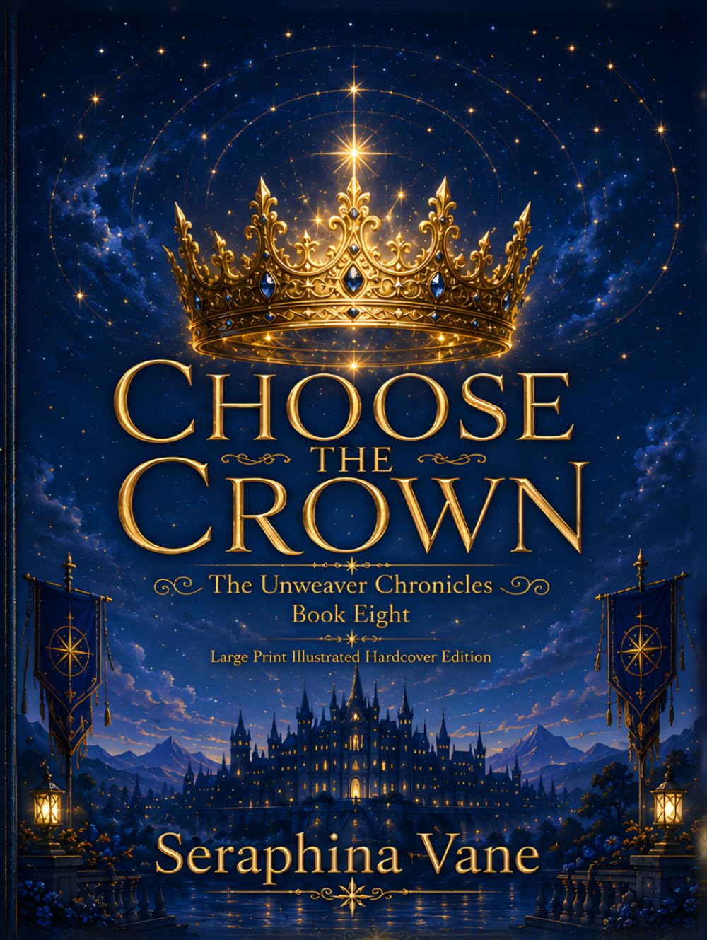 Choose the Crown: Large Print Illustrated Hardcover Edition (The Unweaver Chronicles: Large Print Illustrated Editions)