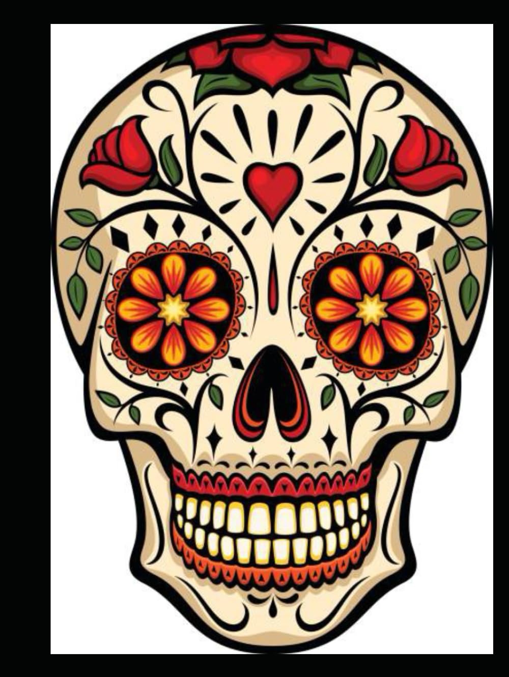 Sugar Skull Coloring Book: A large, amazing selection of sugar skulls coloring pages