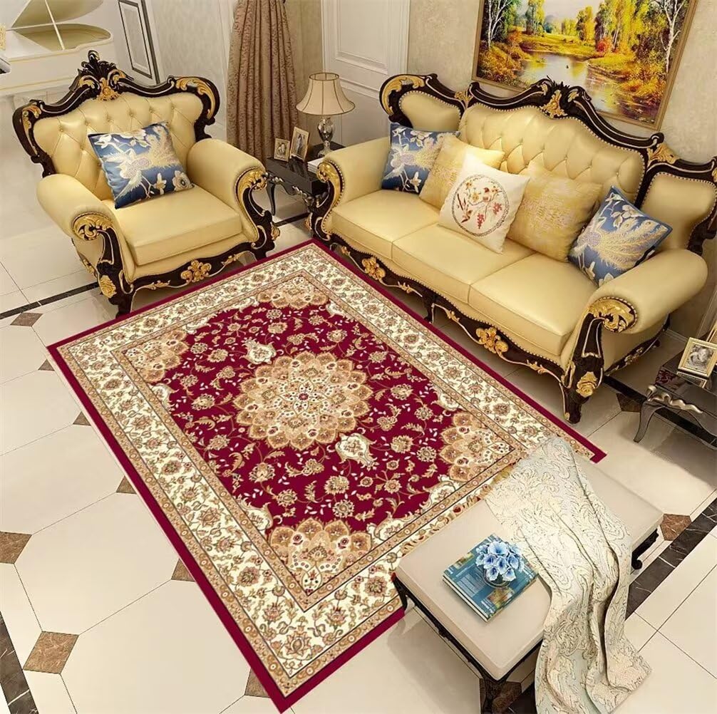 Tapis intérieur tapis de couloir long floral bleu 50x80cm pour maison