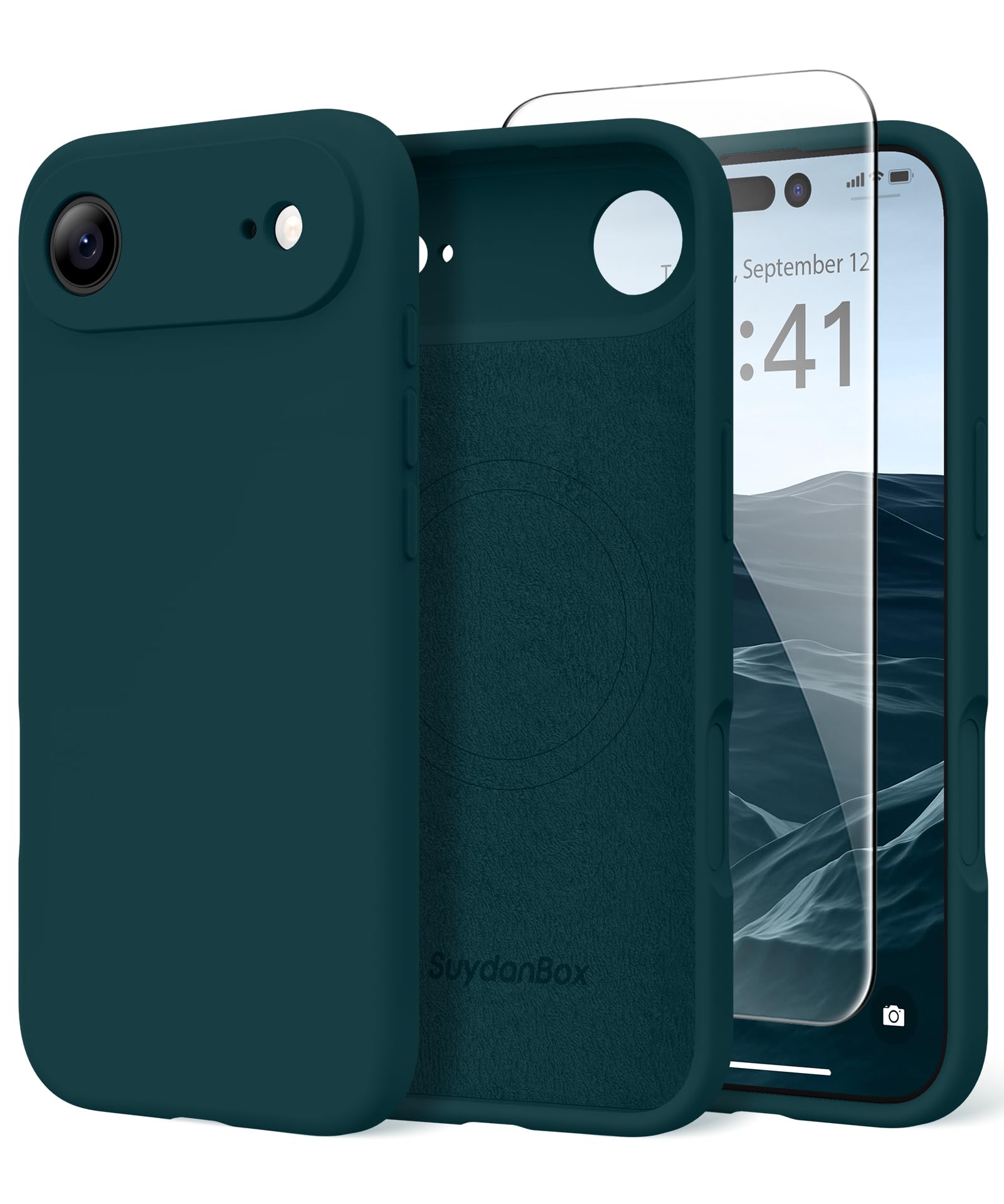 Magnetic for iPhone Air Case Silicone Deep Blue