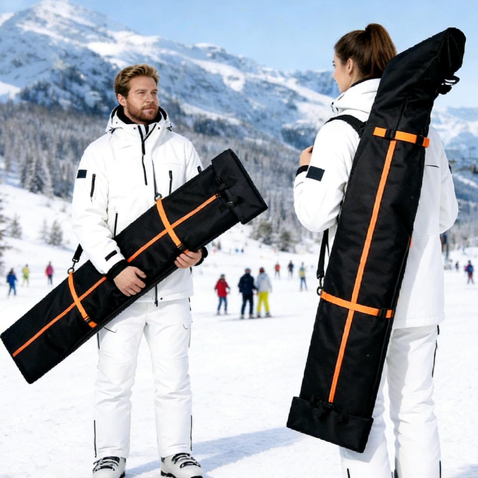 Torba Podróżna Dla Snowboardu Organizer Z Wyściółką | Torba Na Snowboard I Narty Do Podróży Lotniczych Do Podróży Samolotem Dla Mężczyzn I Kobiet