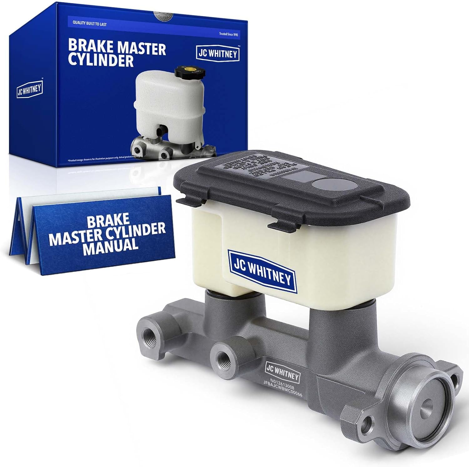 JC Whitney JFBAJCWBMC00066 Brake Master Cylinder - Compatible with Chevrolet Tahoe, C1500/C2500/K1500/K2500 Suburban, GMC Yukon, Dodge Ram 1500, Cadillac Escalade - Bore: 1.13 inches