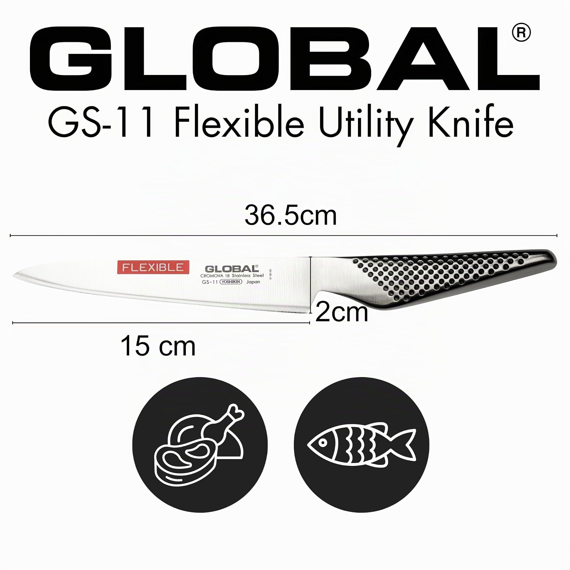 Global Couteau de cuisine flexible