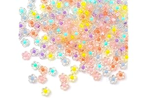 Pastel Acrylic Flower Beads: Exquisite Enhancements for Jewelry Creations