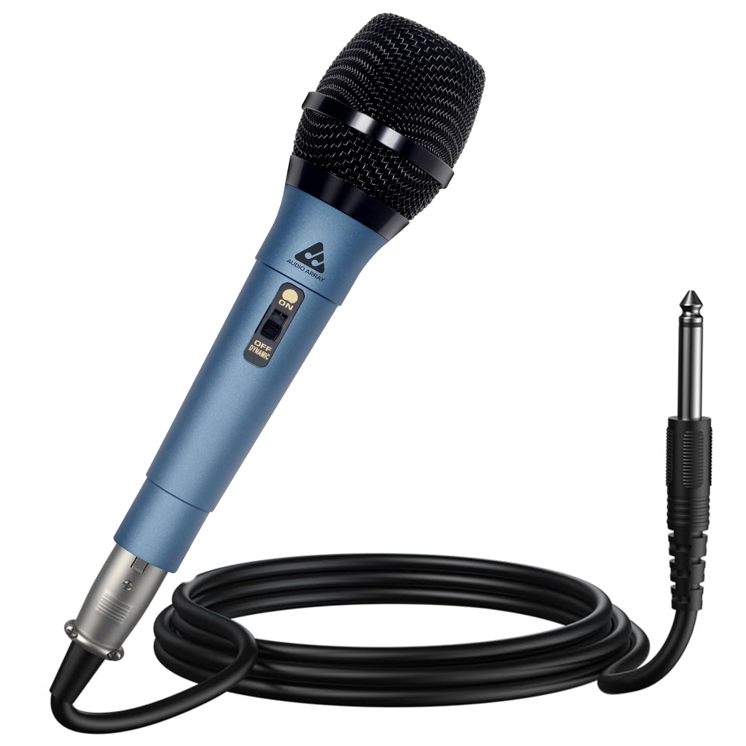 Audio Array Dynamic XLR to TRS Microphone | 24Bit/48kHz | Cardioid Pickup | Metal Body & 14mm Diaphragm 3M Cable | for Podcast, Streaming, Vocal Recording & Studio Use | AM-C49-image-27