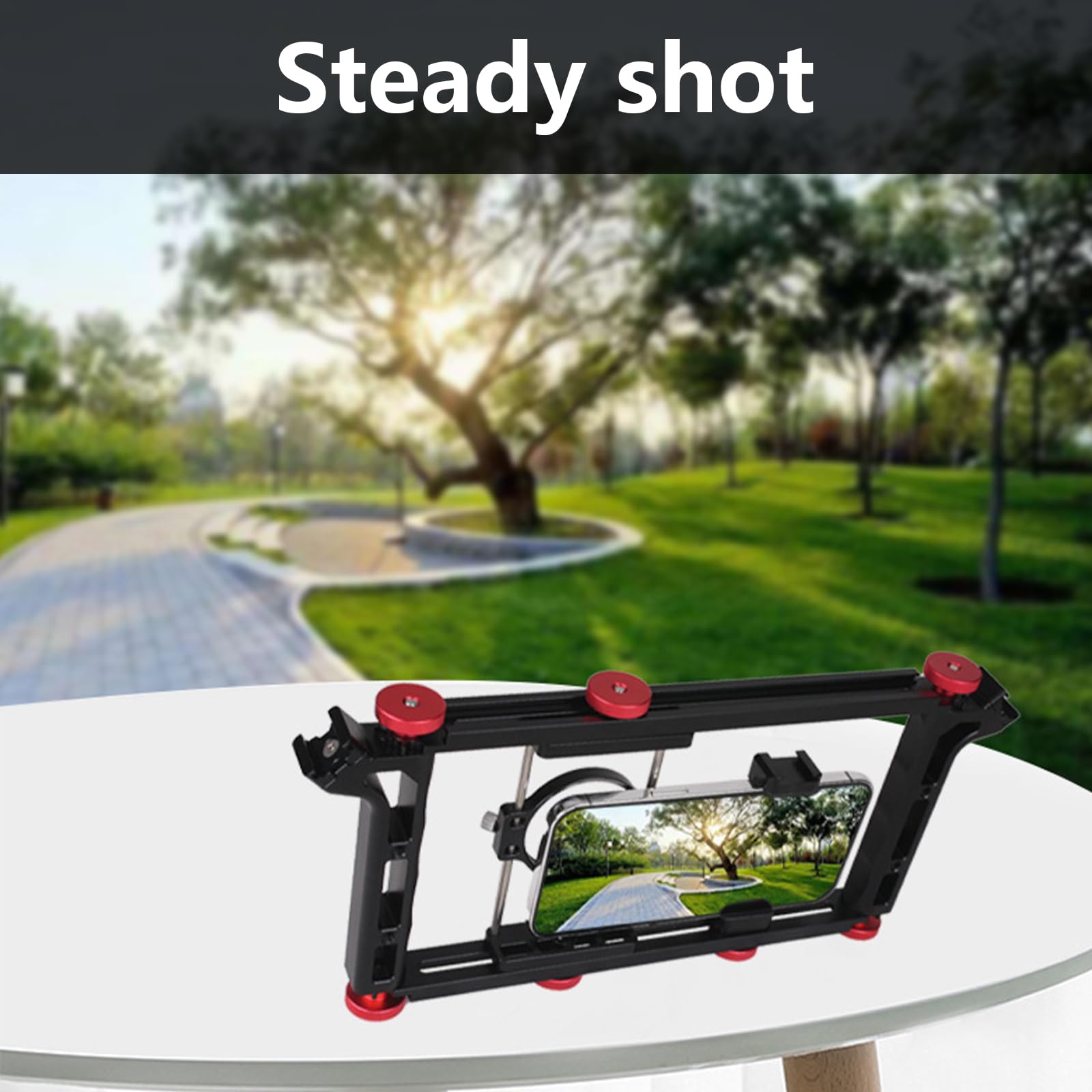 Cellulari Gabbia Per Filmmaking Live Streaming E Video Alluminio Vlog Espansione Frame Creatori di Contenuti Strumento Telefono