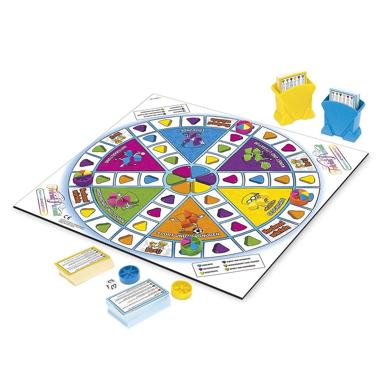 Hasbro Gaming E1921100 Trivial Pursuit Édition Famille Jeu de Table (Version Allemande)
