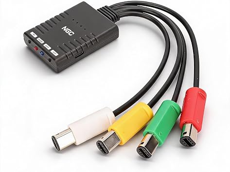 Game Controller Adapter, Bluetooth Joystick Converter with USB Connectivity for Console Gaming