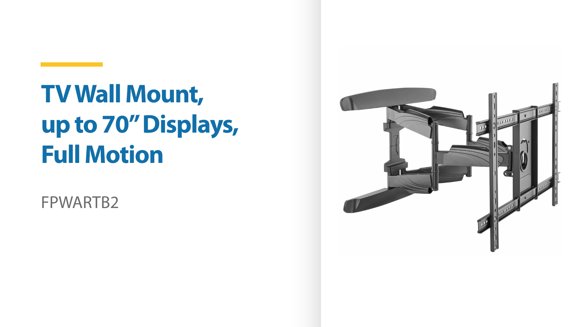 Amazon.com: StarTech.com TV Wall Mount supports up to 70 inch VESA