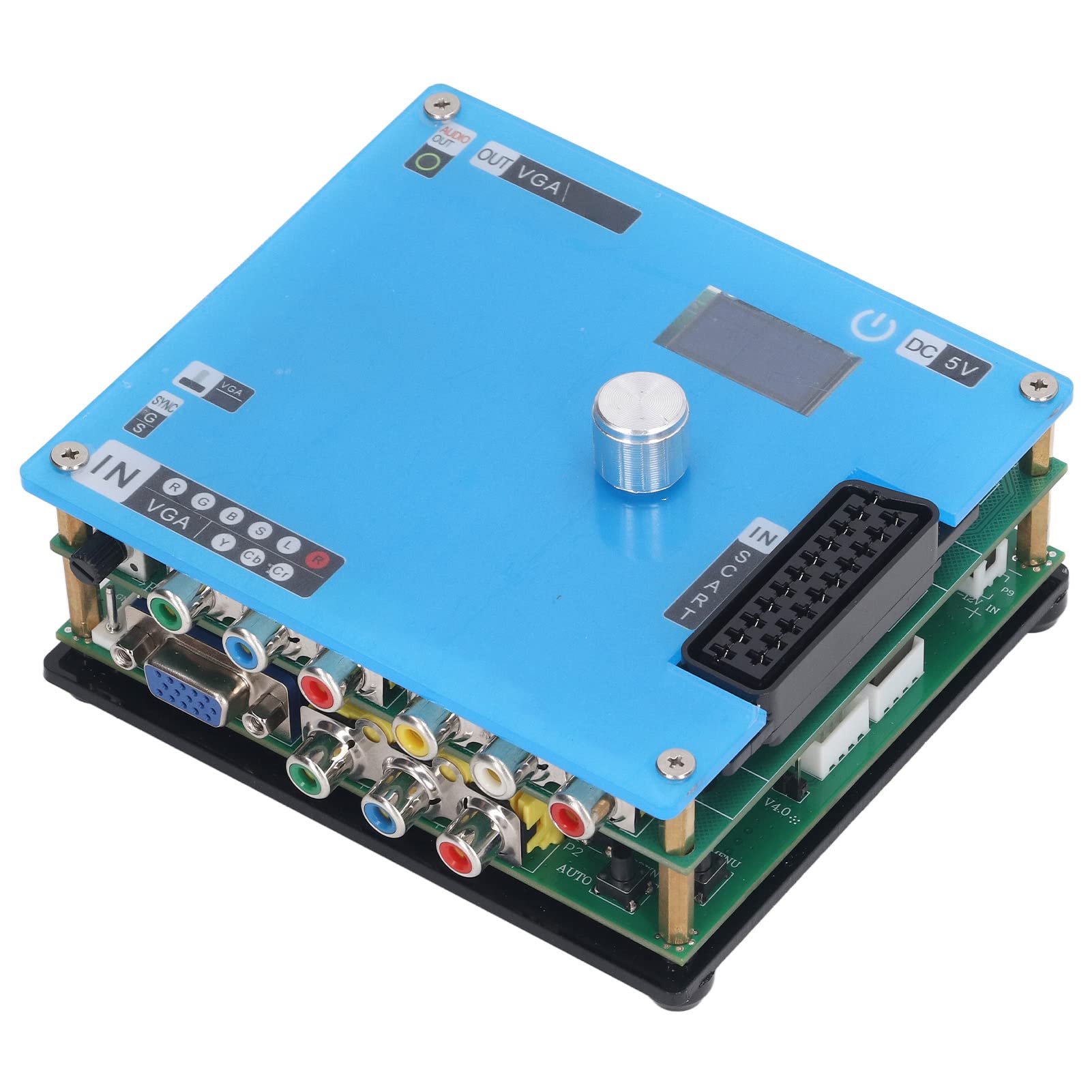 FILFEEL Convertidor de Videojuegos de Control VGA GBS de Alta Definición para LCD con Opciones de Salida Múltiple