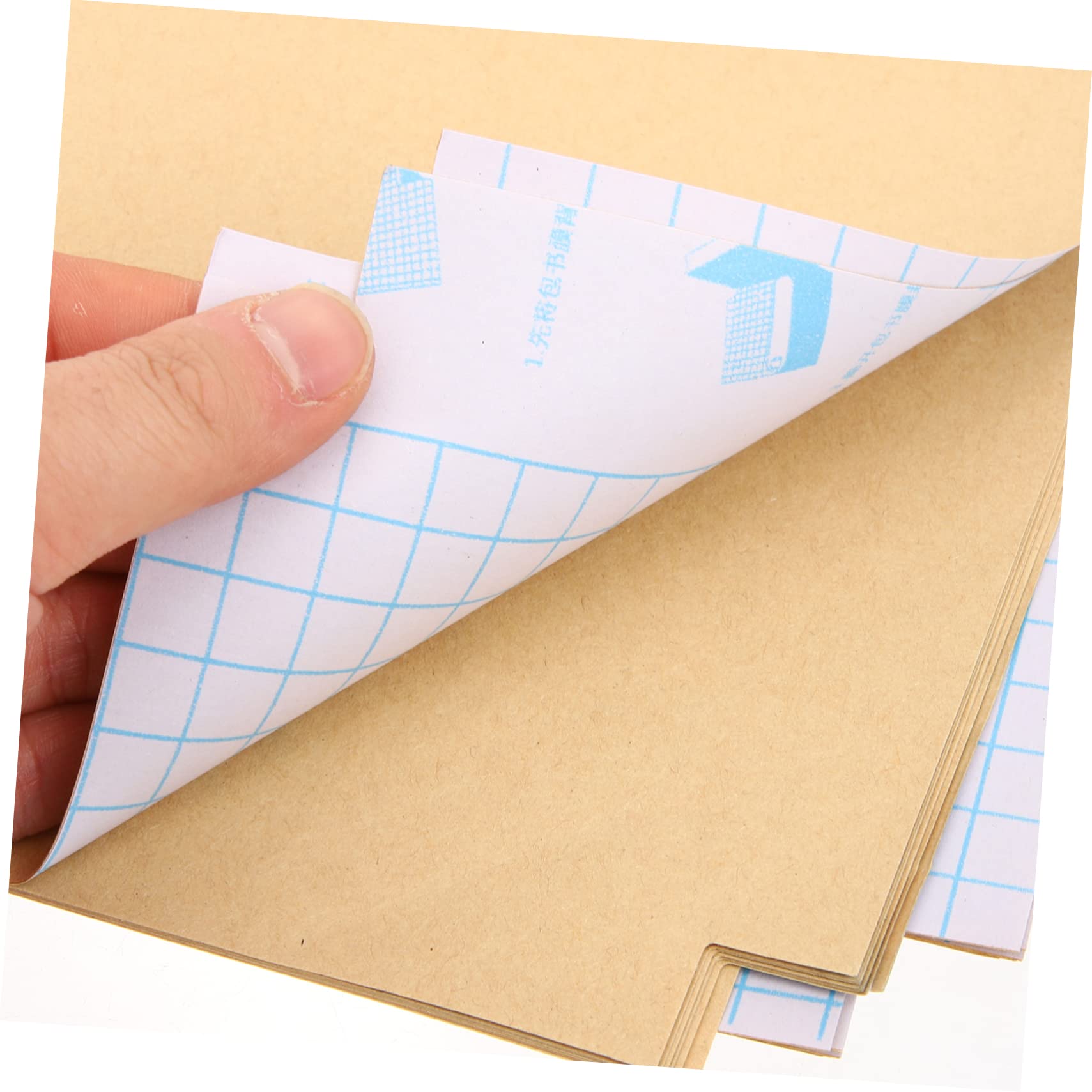 Angoily Copertine per Libri in Carta Kraft 30 Fogli Autoadesive Protezione per Testi e Quaderni