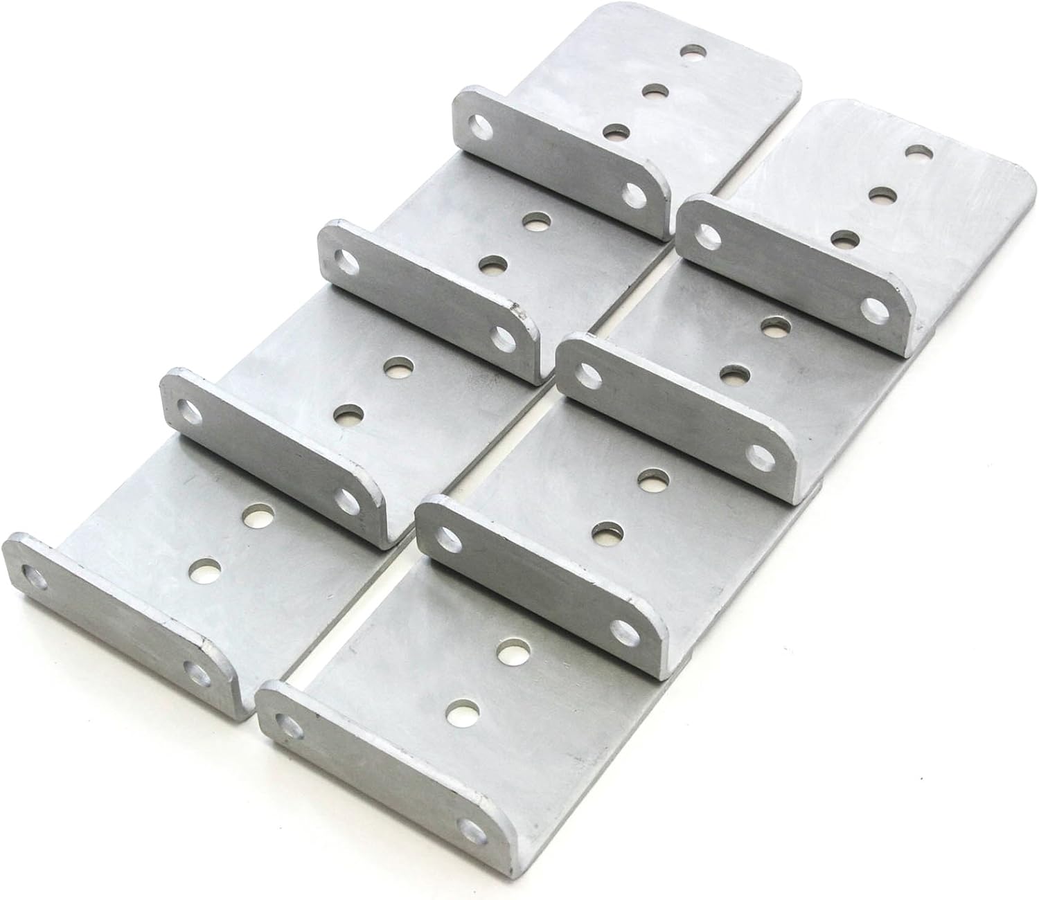 8 L Type Bunk Bracket 6 Inches Tall Hot Dipped Galvanized Boat Trailer Brackets Set