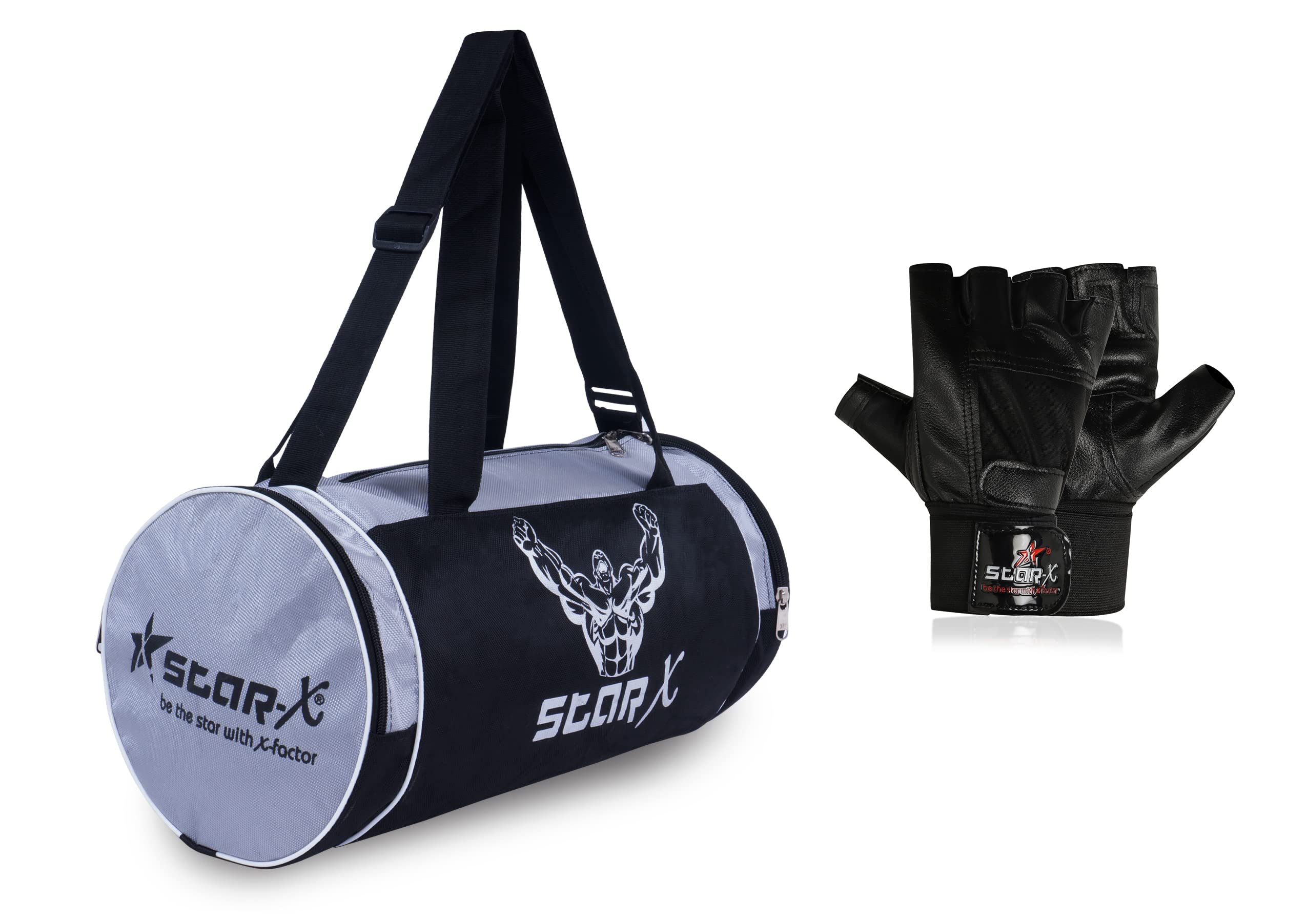 Star X Home Gym Exercise Set of Stamina Gym Bag Kit Bag with Gym Gloves-image-42