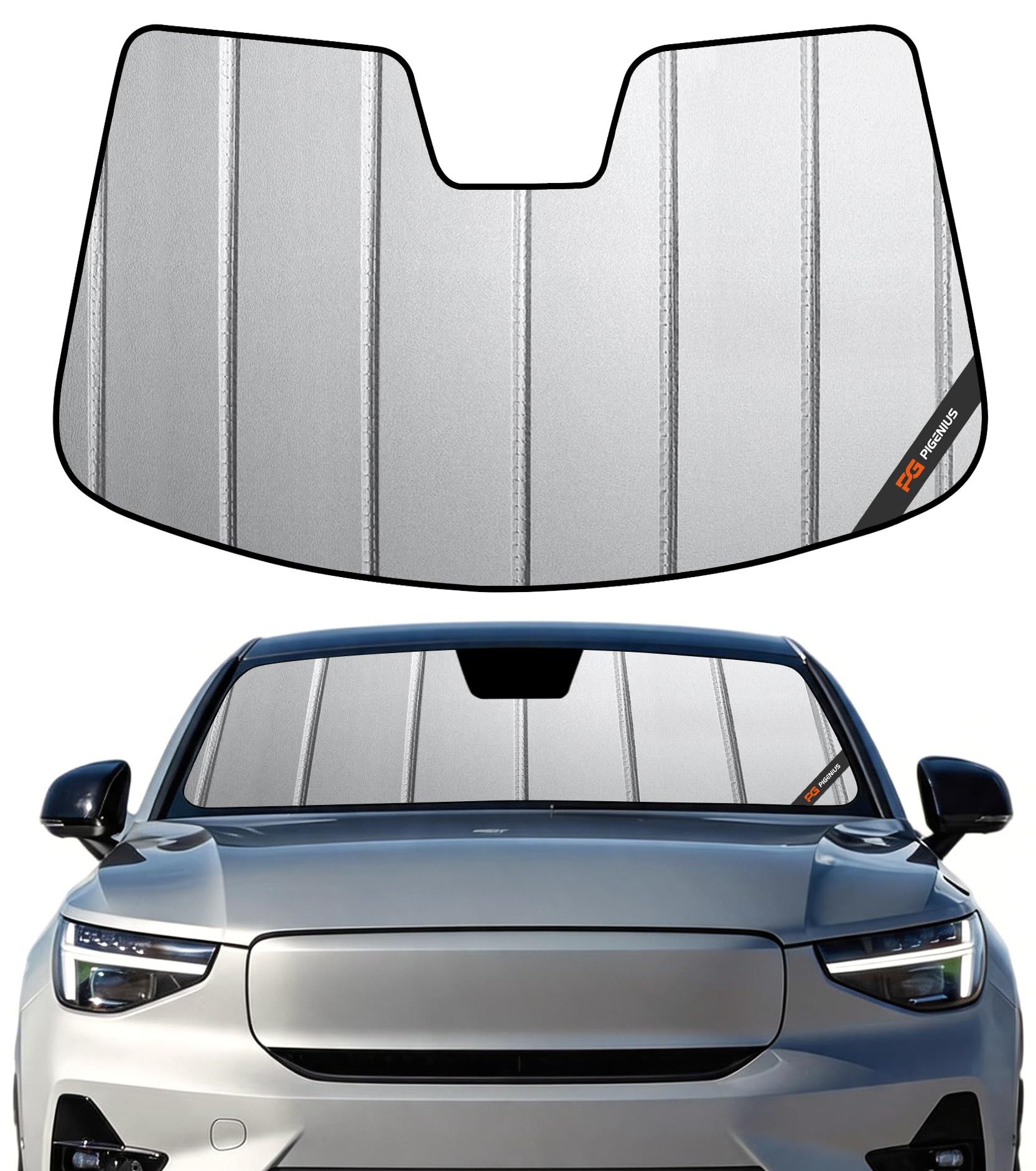 VOLVO C40 専用 ワンタッチサンシェード Amazon.com: Pigenius Windshield Sunshade for Volvo C40 Recharge
