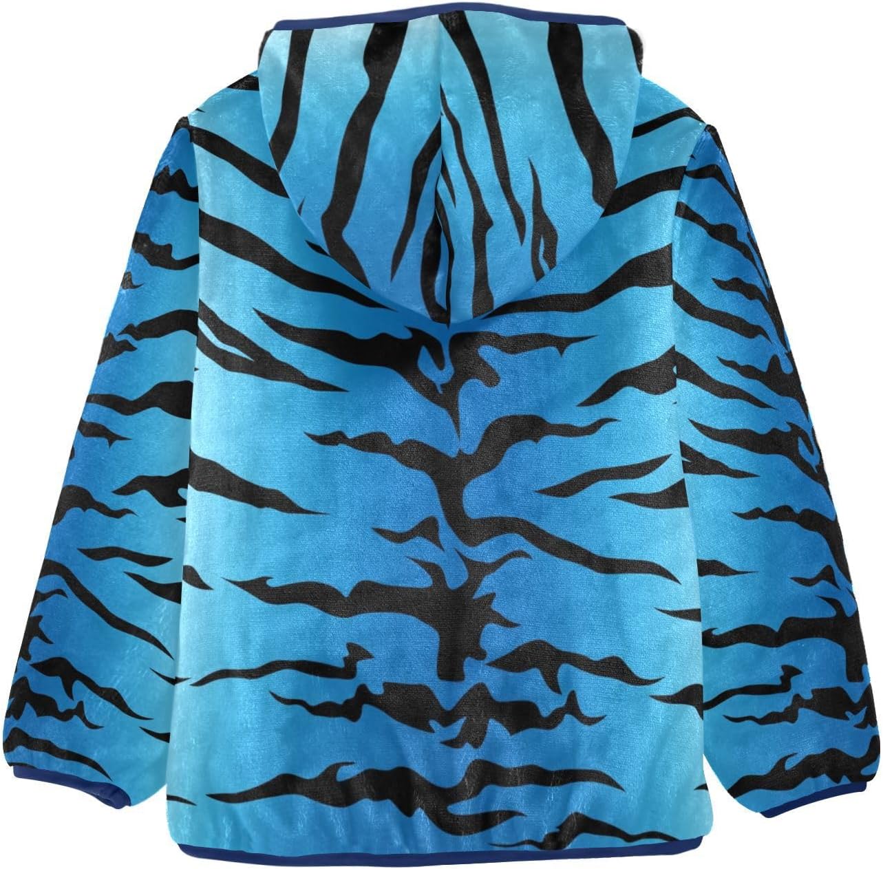Boys Fleece Hoody Jacket Zip Up Coat Warm Fall Winter Plush Jacket Long Sleeve Outerwear for 3-10 Years