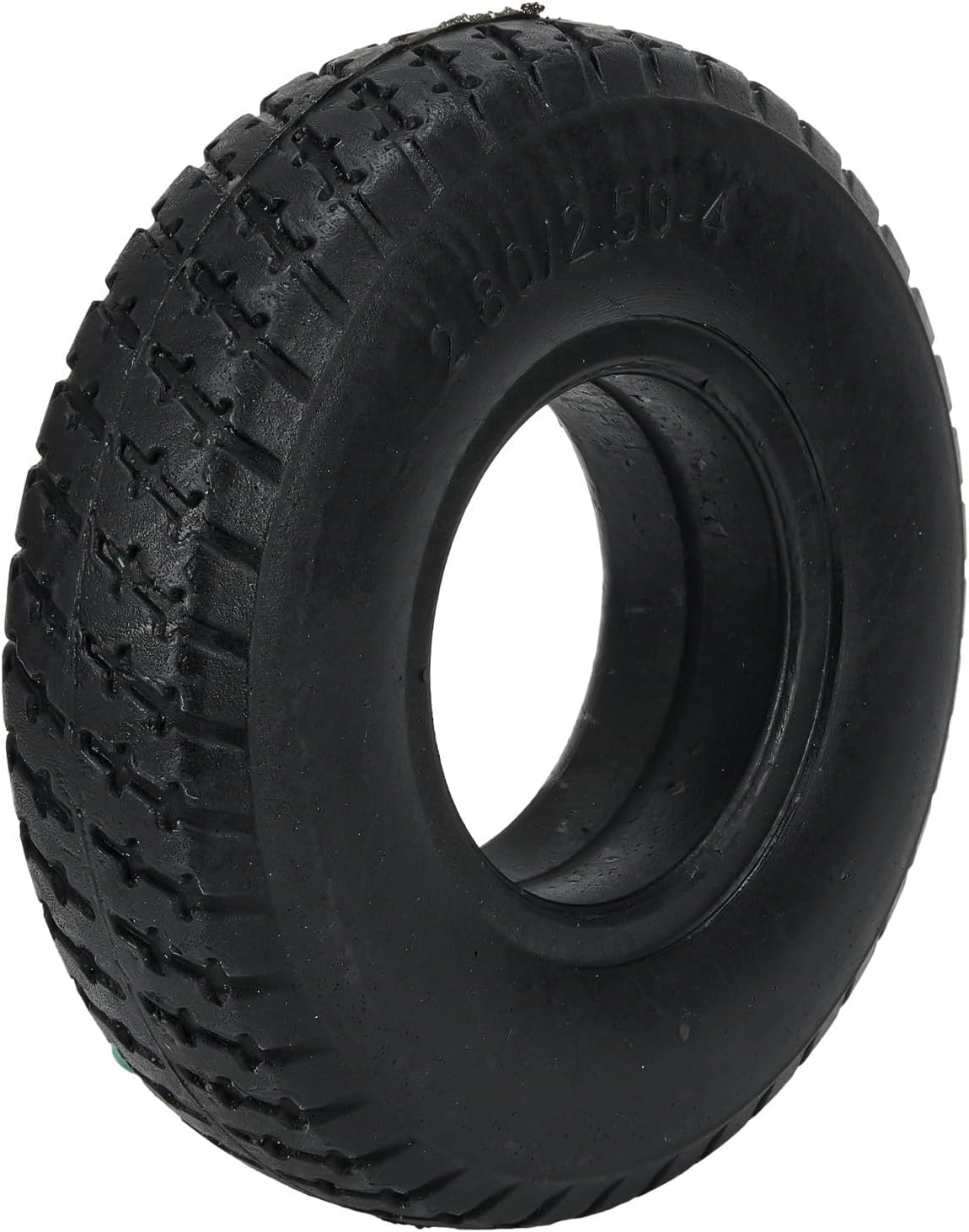 Solid Rubber Tyre 9 Inch 2.80/2.50-4, Replacement Wheel For Electric Scooters And Wheelchairs, Compatible With E300, Black Colour