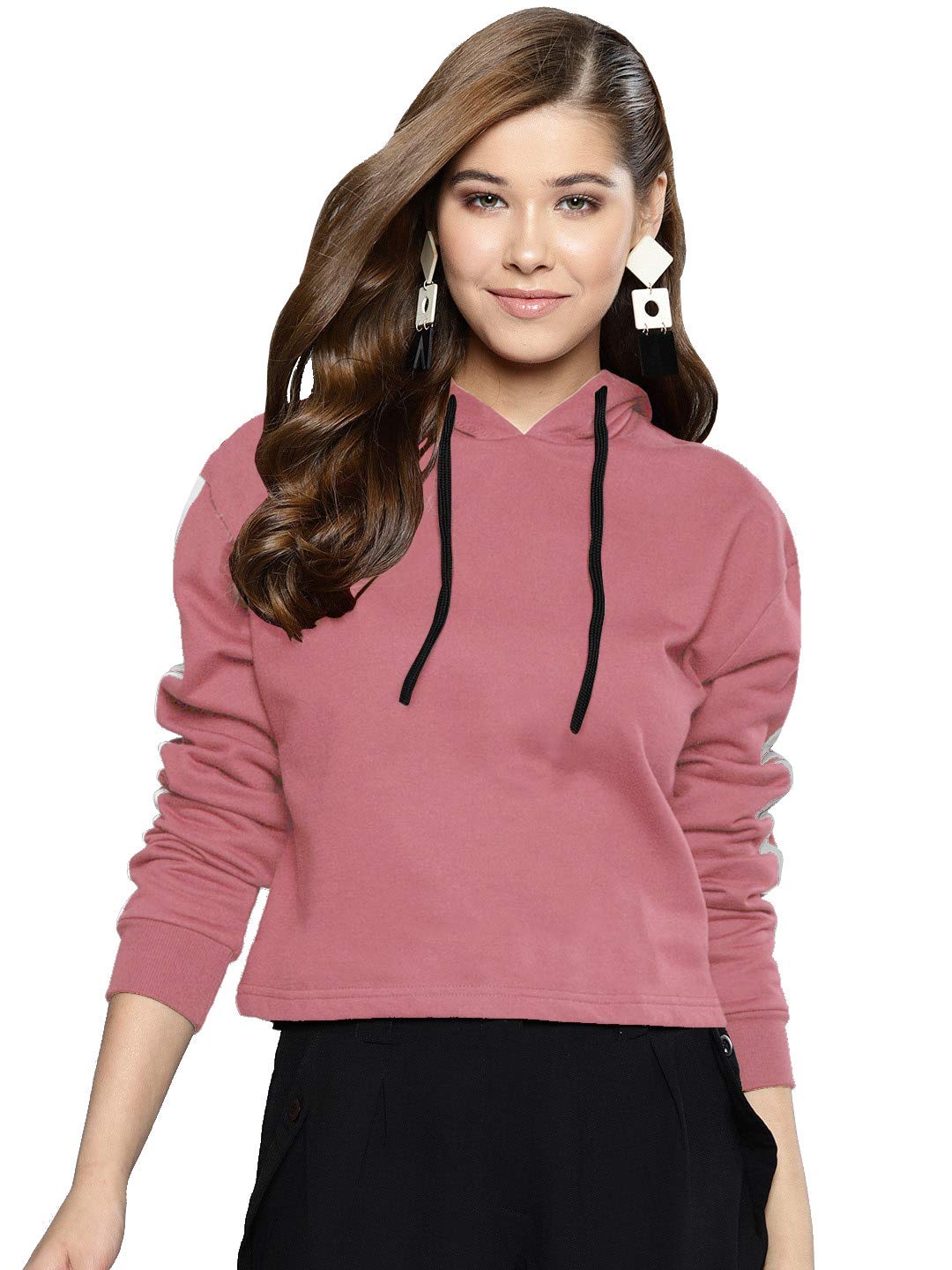 fabricorn Women's Fleece Hooded Sweatshirt-picture-27