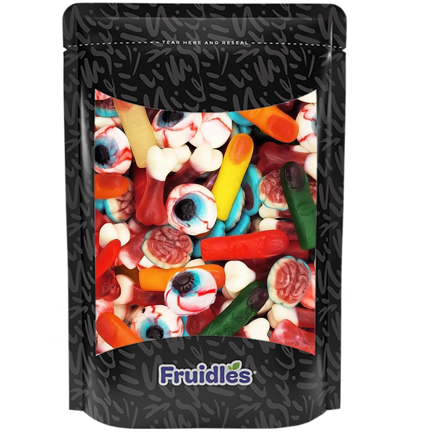 Fruidles Halloween Missing Body Parts Gummies, Fun And Festive Holiday Snacking (Half-Pound Bag)