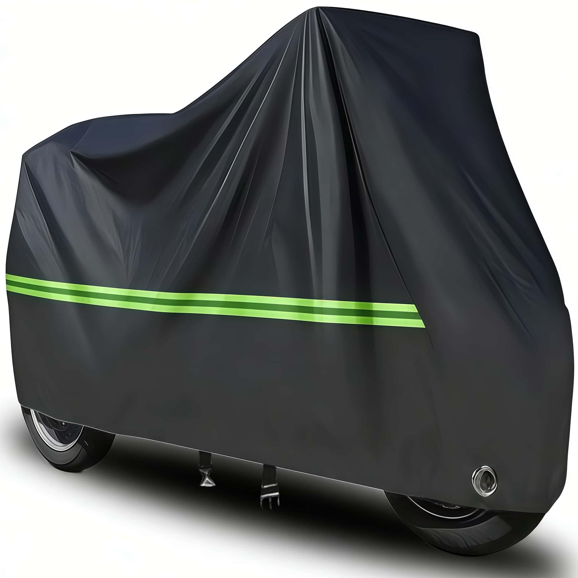 Motorcycle Cover Waterproof for Daelim S-Five, Water Resistant Scooter Cover, Motorcycle Tarpaulin Scooter Shelter Tear Proof Night Reflective & Lock-Holes Storage Bag