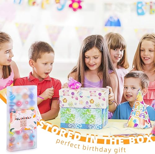 Miniatura 9 de MCPINKY 36 canicas de vidrio para niños, incluyendo 5 canicas que brillan en la oscuridad para juegos de correr, regalos