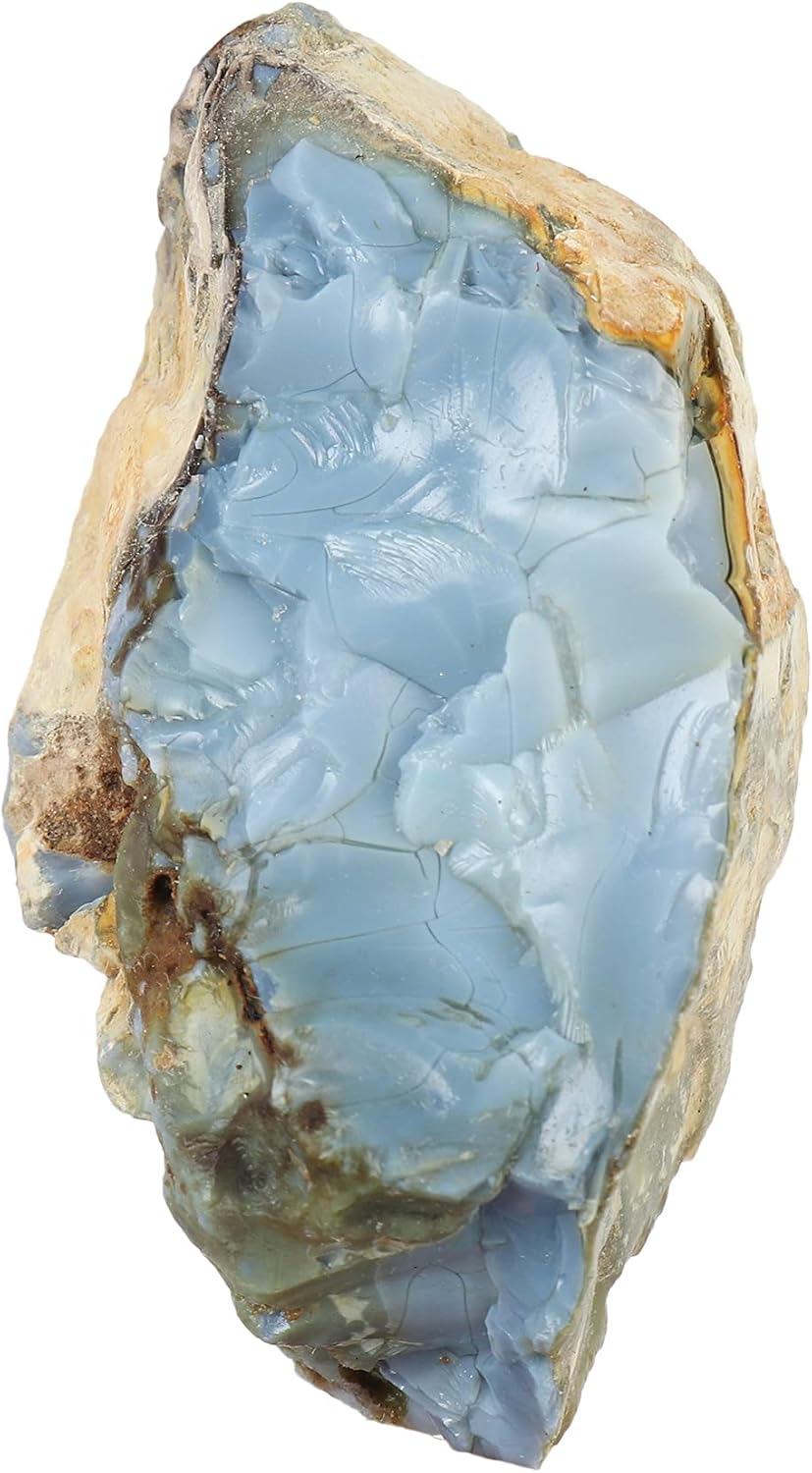 GEMHUB Natural Rough Blue Opal 271.50 ct Healing Crystal for Reiki and Tumbling