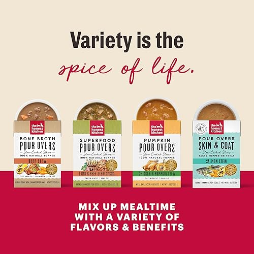 Miniatura 8 de The Honest Kitchen Refuerzo de comida 99% de carne de res para perros, 5.5 onzas (paquete de 12)